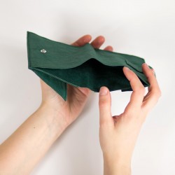 Wykrój krawiecki na portfel z papieru, jak uszyć portfel tutorial