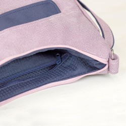 Wszywanie zamka do torebki, jak uszyć torebkę z zamkiem, wykrój krawiecki na torebkę na ramię