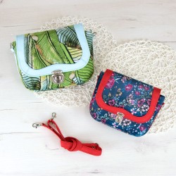 Jak uszyć torebkę na ramię - wykrój w 2 rozmiarach oraz tutorial.