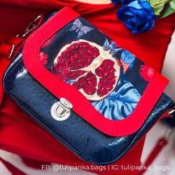 Torebka Flora uszyta przez testerkę wykroju FB: @tulipanka.bags | IG: @tulipanka_bags
