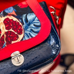 Torebka Flora uszyta przez testerkę wykroju FB: @tulipanka.bags | IG: @tulipanka_bags