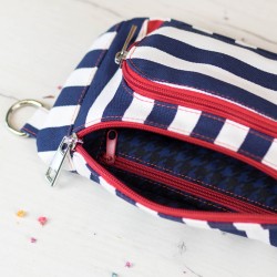 Jak uszyć nerkę z podszewką i kieszeniami - instrukcja szycia krok po kroku, tutorial jak uszyć nerkę bez użycia lamówki