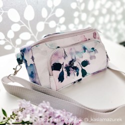 Nerka Hugo w rozmiarze M wykonana z tkaniny poliestrowej w kwiaty, uszyta przez testerkę wykroju @kasiamazurekpl