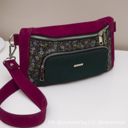 Nerka Hugo wykonana ze skóry naturalnej, uszyta przez testerkę wykroju @taakatorba