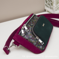 Nerka Hugo wykonana ze skóry naturalnej, uszyta przez testerkę wykroju @taakatorba