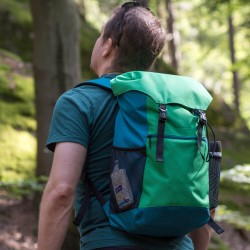 Wykrój na pojemny plecak - jak uszyć duży plecak wykończony podszewką