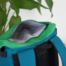 Jak uszyć klapkę z kieszenią na zamek, jak uszyć przestrzenną klapkę do plecaka - tutorial