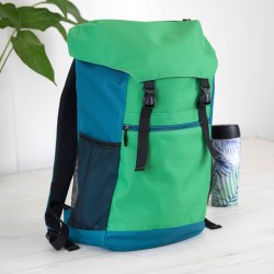 Wykrój na duży plecak z kieszeniami, jak uszyć plecak - tutorial