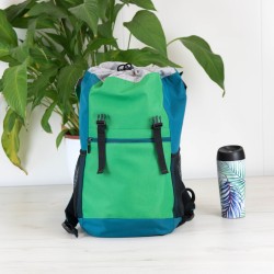 Jak uszyć plecak ze ściąganym kominem u góry - wykrój i tutorial