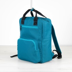 Wykrój na kwadratowy plecak Ezra. Jak uszyć plecak miejski - tutorial.