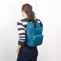 Wykrój na młodzieżowy plecak. Jak uszyć kwadratowy plecak - tutorial.