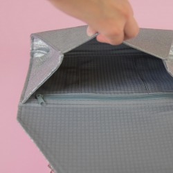 Jak uszyć torebkę z podszewką i kieszonką na zamek - tutorial